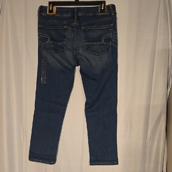 American Eagle Outfitters Women's Blue Jeans Size 12 NWT - Picture 4 of 10